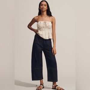 Pilcro Izzie Relaxed Pull On Barrel Jeans